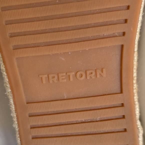 Tan and White Tretorn Espadrille Sneakers with Jute Midsole - Picture 10 of 10